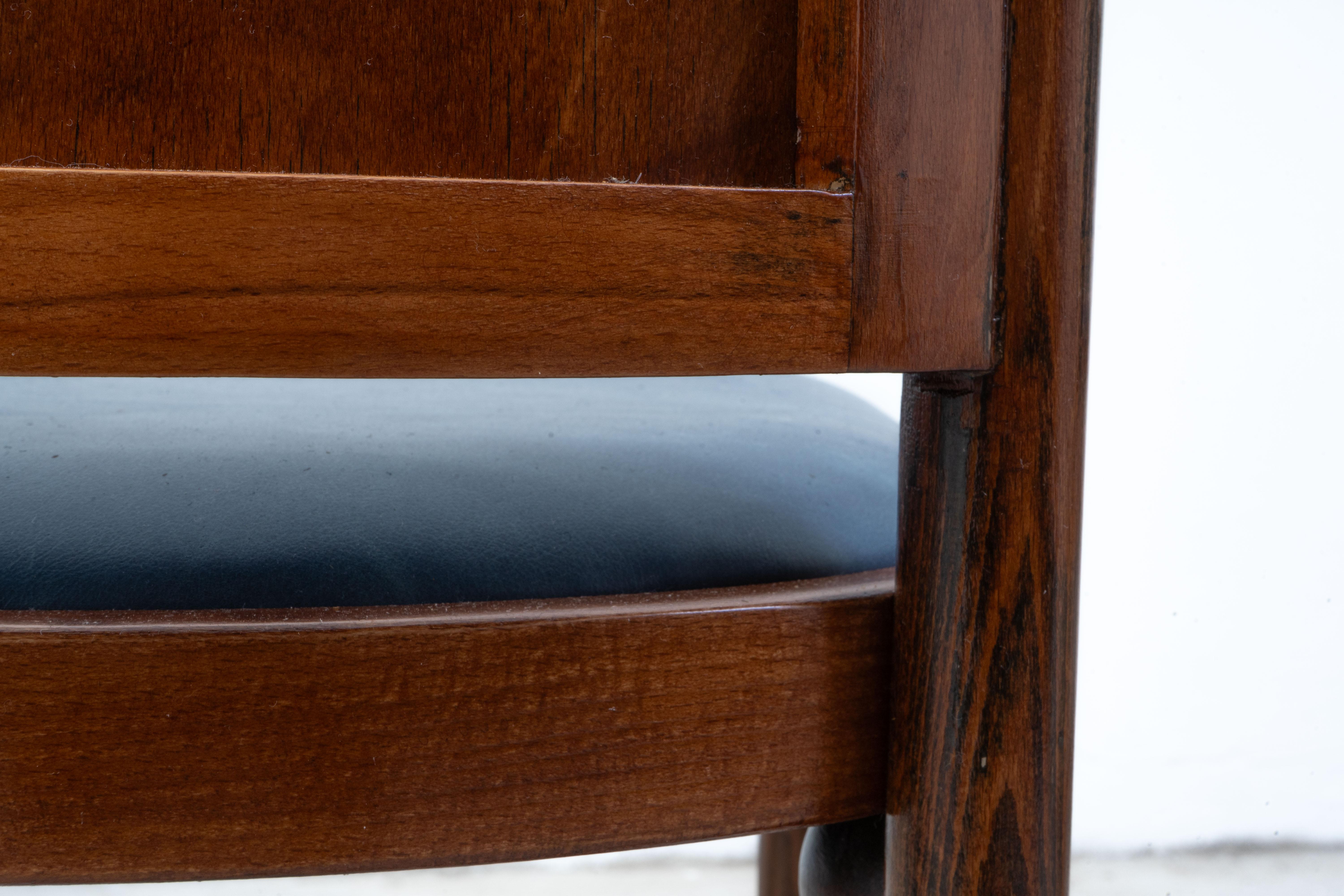 Wittmann - Josef Hoffmann - Fledermaus - Chair (6) - Beech, Leather im Angebot 10