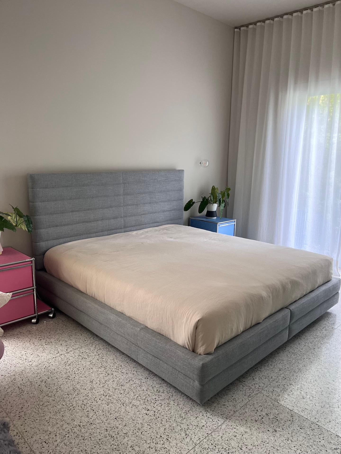 Austrian Wittmann King Size Bed Frame in STOCK For Sale