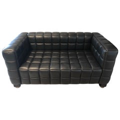 Wittmann Kubus Sofa by Josef Hoffmann 2-Seat, 1910