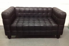 Wittmann Kubus Sofa by Josef Hoffmann Labeled