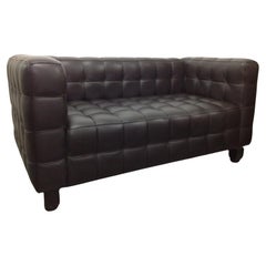 Wittmann Kubus Sofa by Josef Hoffmann Labeled