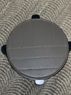 Wittmann Leather and Wood Melange Stool Table