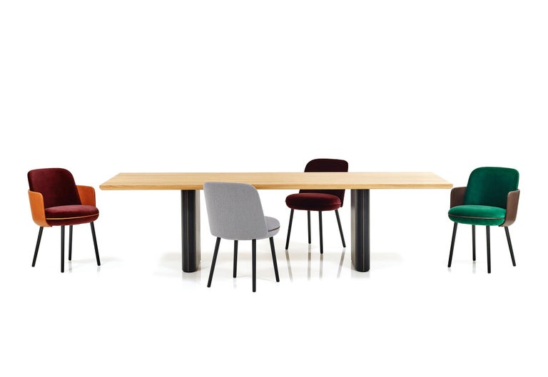 Customizable Wittmann Merwyn Armchair with Wooden Legs by Sebastian ...