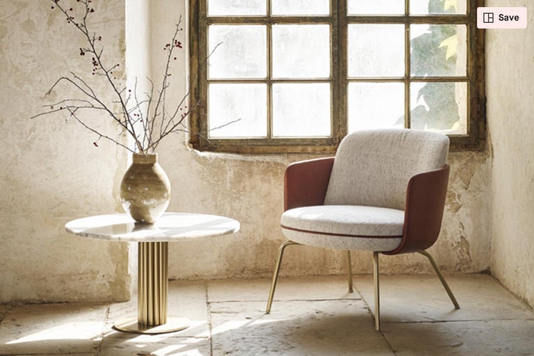 Customizable Wittmann Merwyn Armchair with Wooden Legs by Sebastian ...