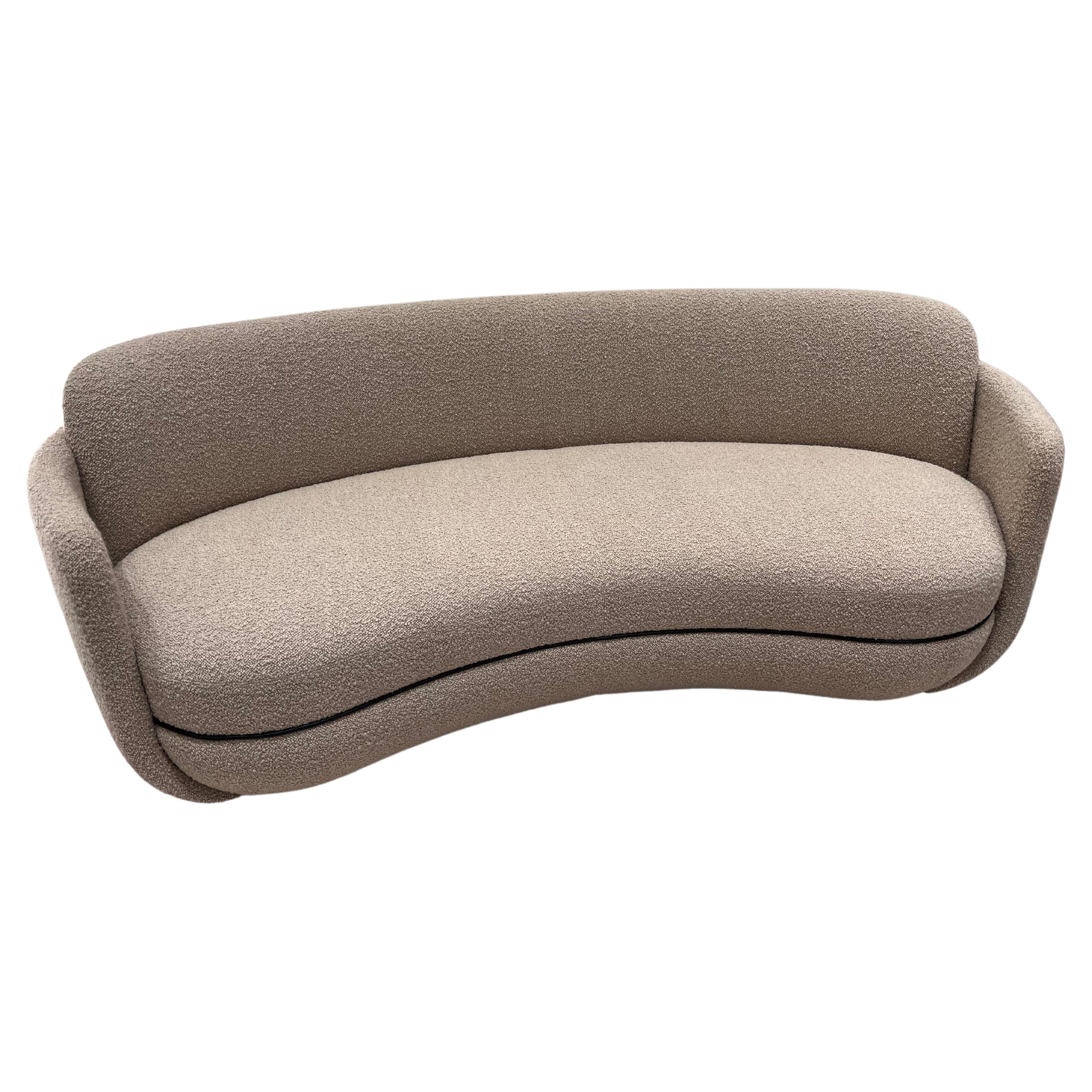  Wittmann Miles Curved Sofa by Sebastian Herkner in STOCK For Sale