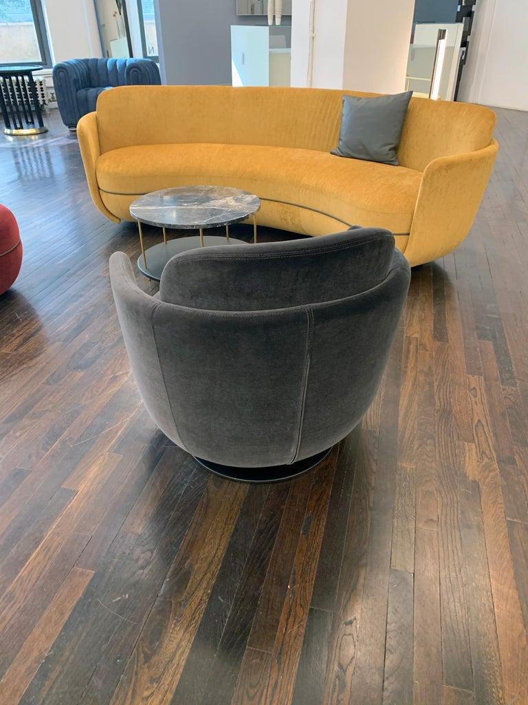 Sillón giratorio Wittmann Miles Lounge personalizable by Sebastian Herkner en Nuevo estado para la venta en New York, NY