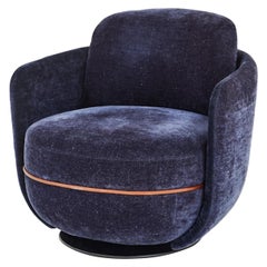 Fauteuil pivotant personnalisable Wittmann Miles Lounge de Sebastian Herkner