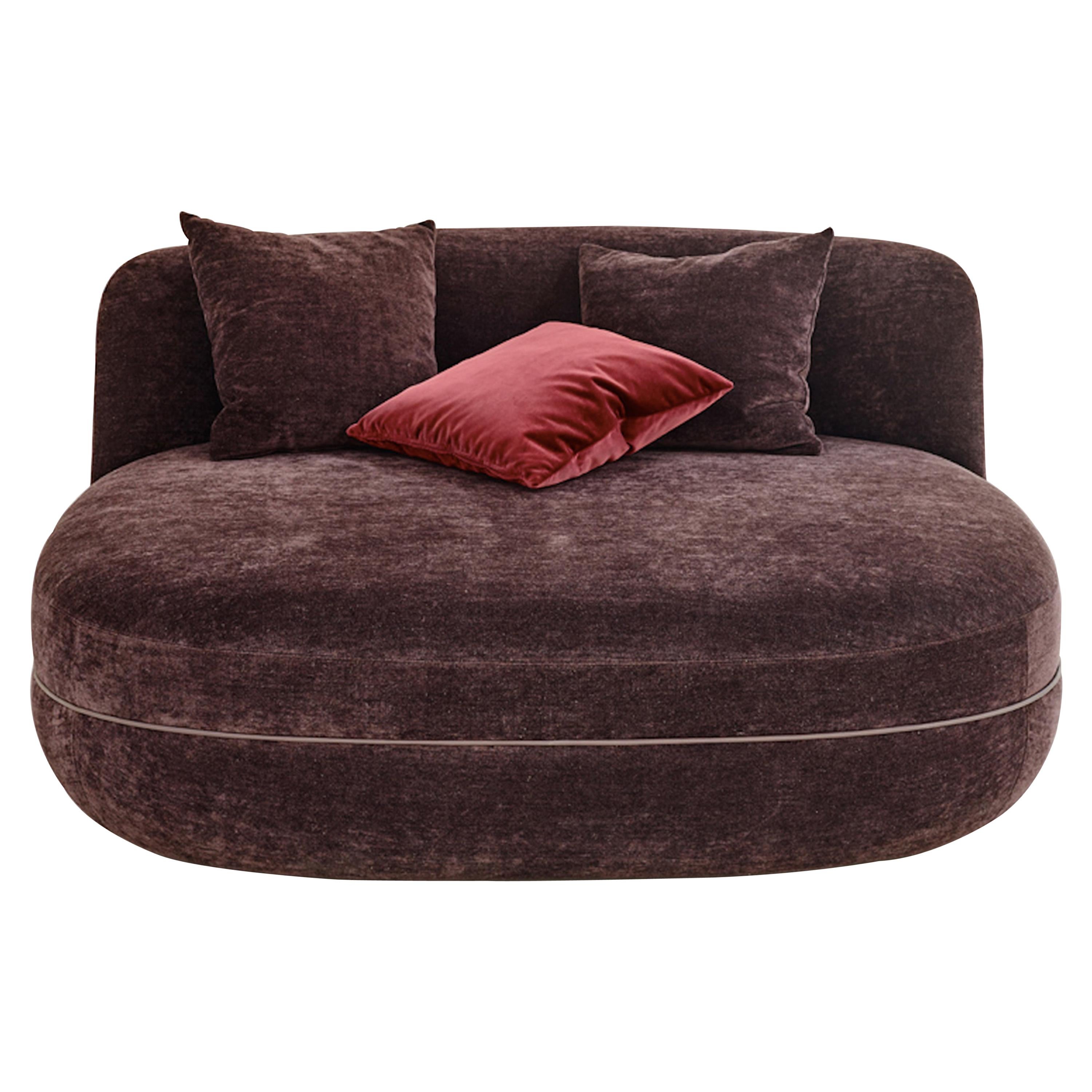 Customizable Wittmann Miles Pouf Lounge Designed by Sebastian Herkner