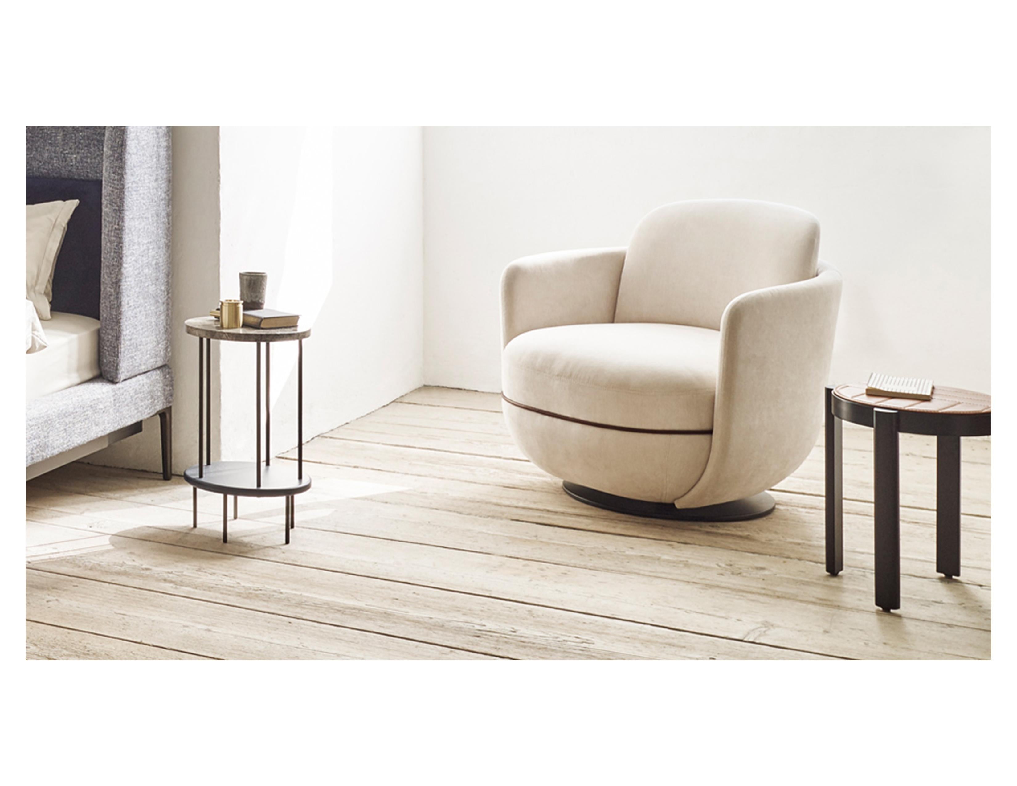 Anpassbares Wittmann Miles-Sofa, entworfen von Sebastian Herkner (Leder) im Angebot