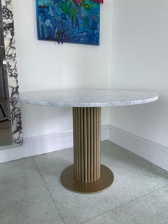 Wittmann Miles White Carrara Marble Table Designed by Sebastian Herkner in Stock