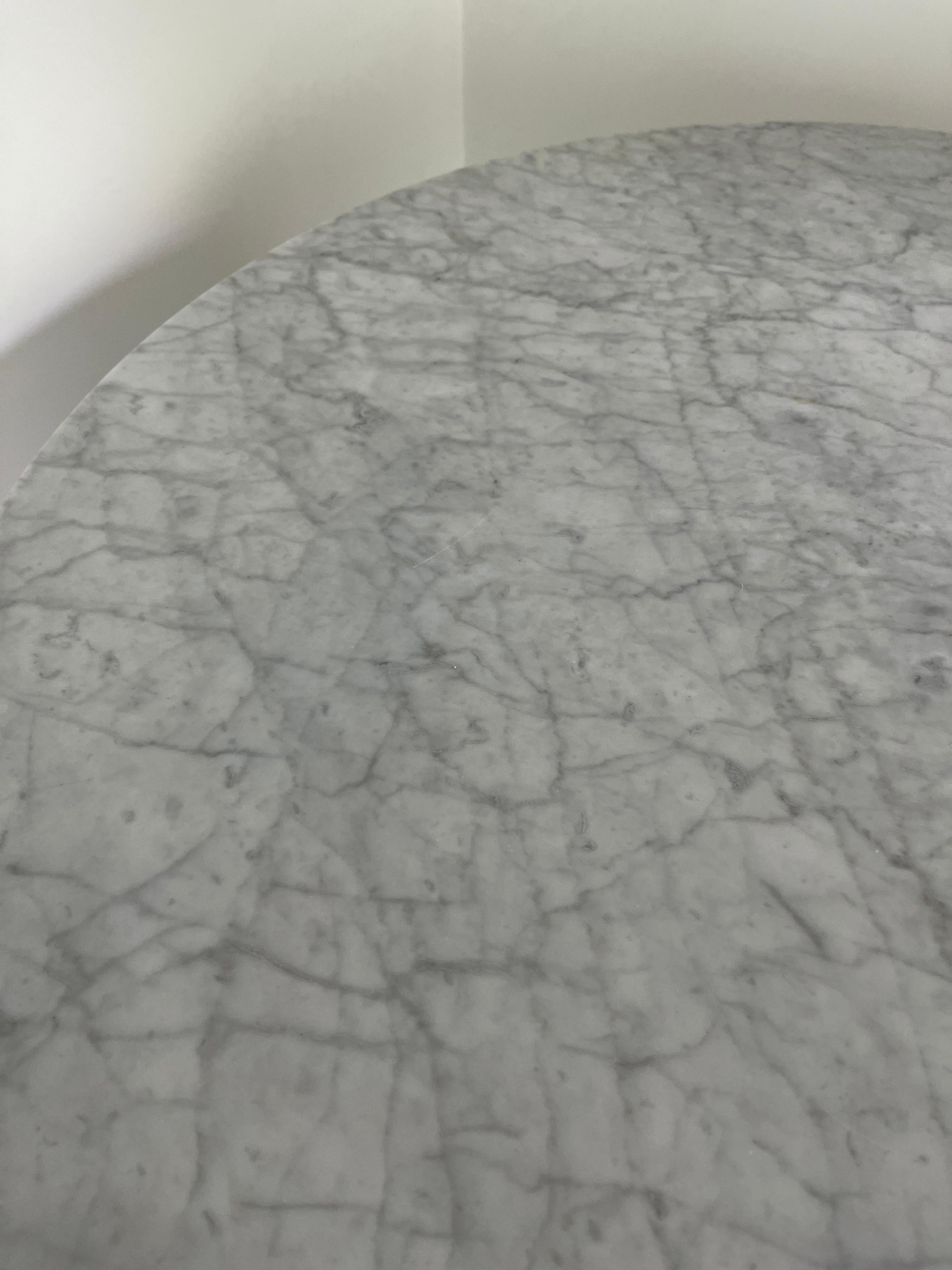 Wittmann Miles White Carrara Marble Table Designed by Sebastian Herkner in Stock 1