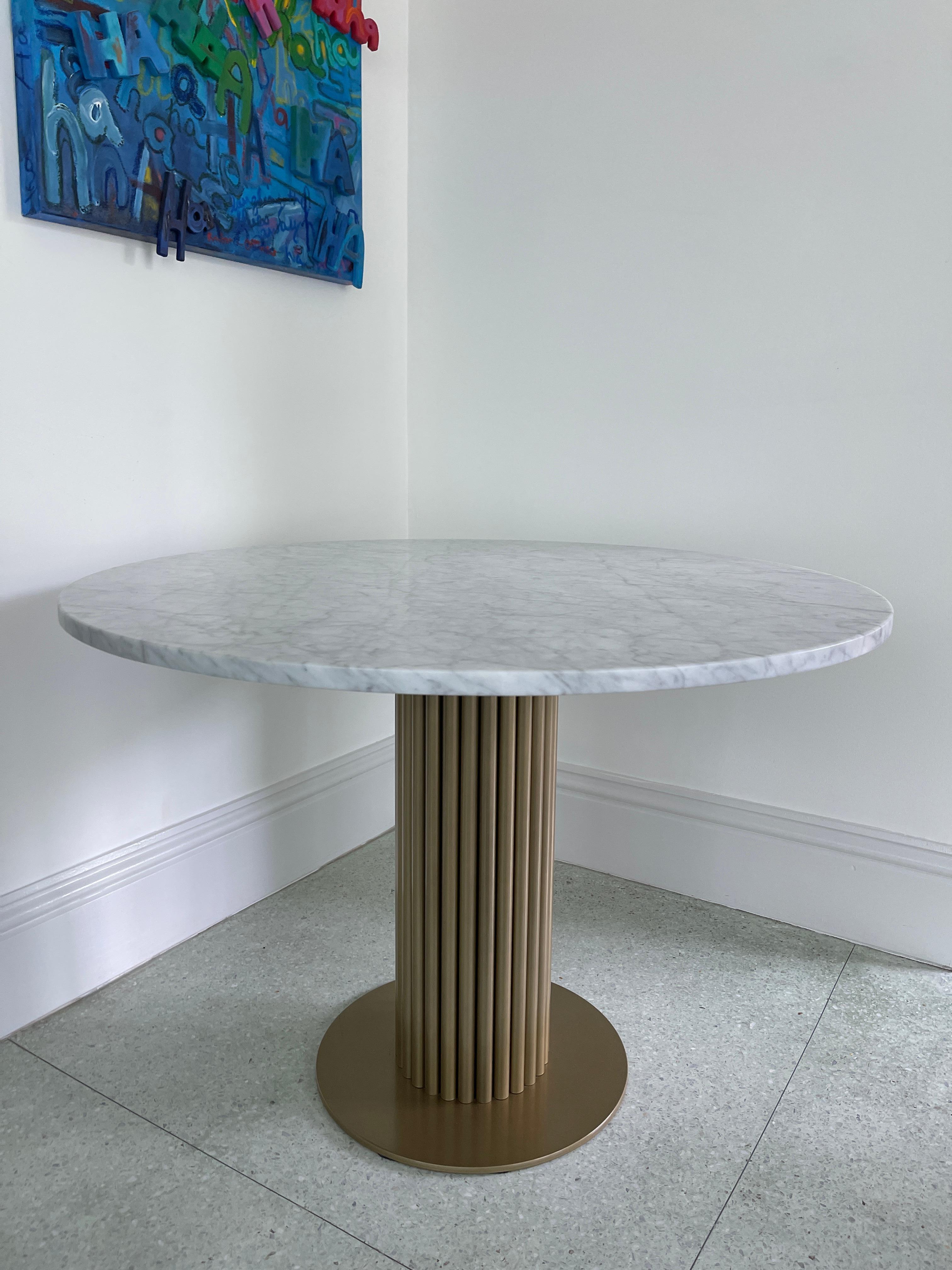 Wittmann Miles White Carrara Marble Table Designed by Sebastian Herkner in Stock 3