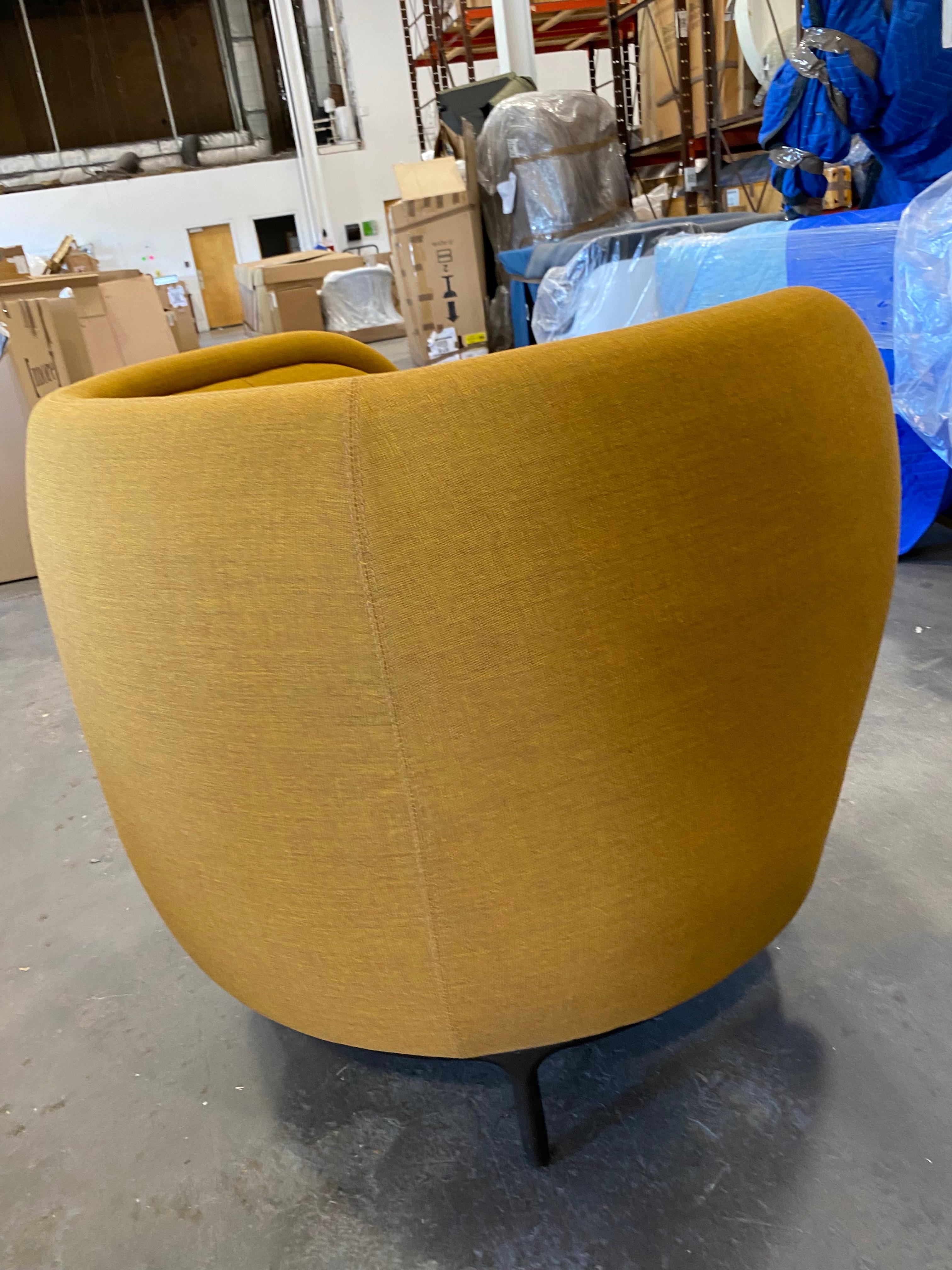 Fabric Wittmann Mustard Vuelta Armchair by Jaime Hayon in STOCK For Sale