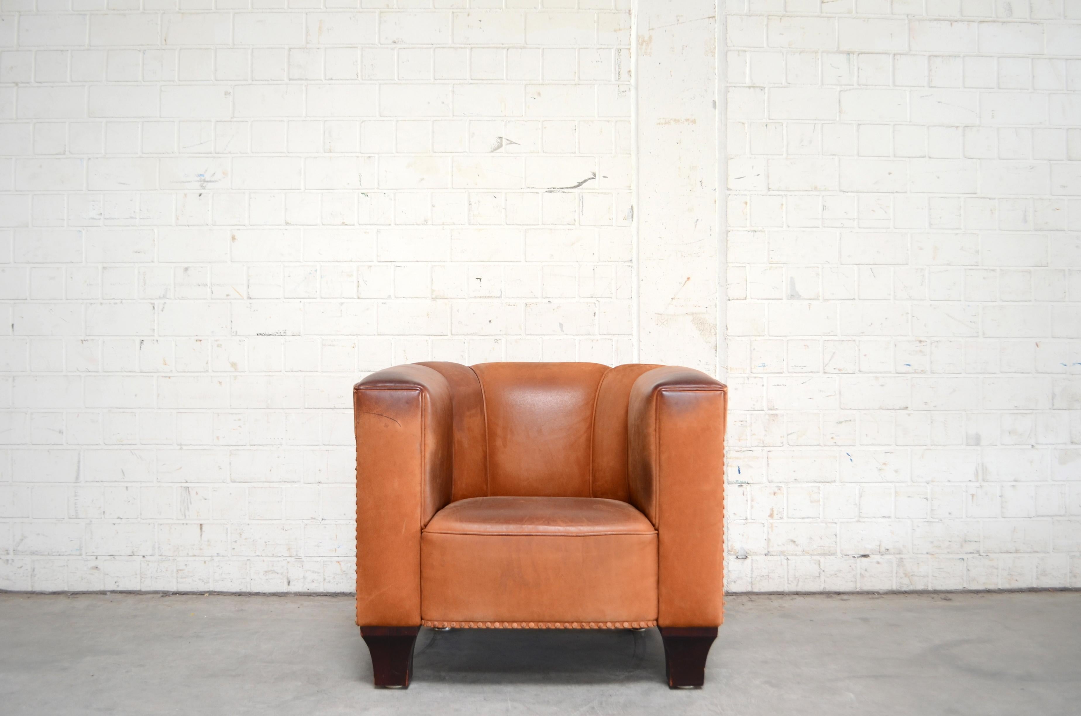 Wittmann Palais Stoclet Vintage Living Room 2 Sofa & 4 Armchairs, Set of 6 13