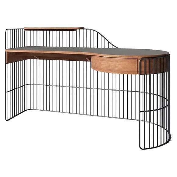 Wittmann Paradise Bird-Schreibtisch mit Vogelmotiv von Luca Nichetto in STOCK