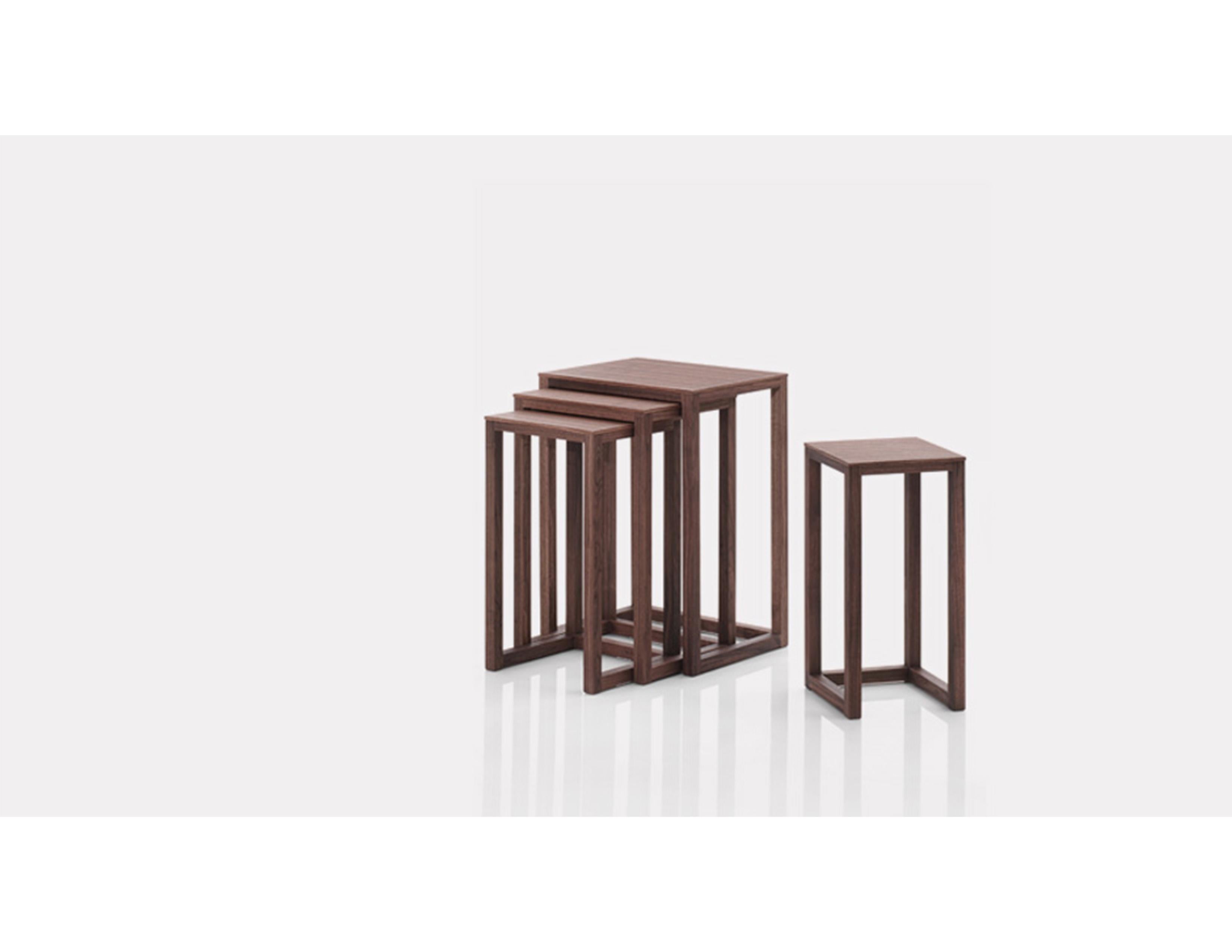 Wittmann Satztische Nesting Tables by Josef Hoffmann In New Condition For Sale In New York, NY