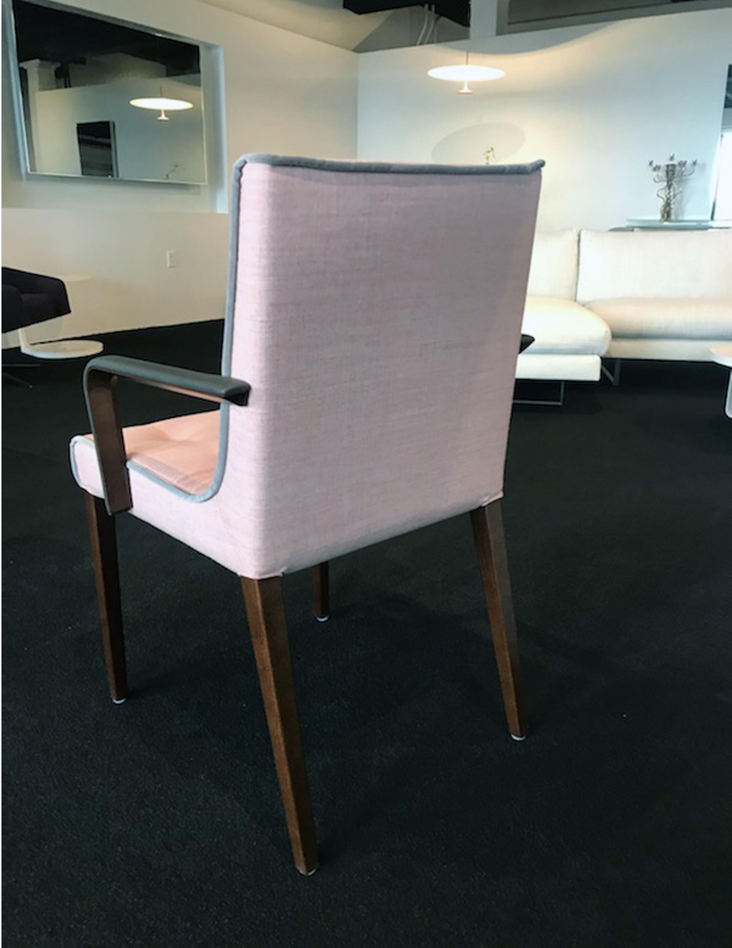 Modern ONE Wittmann Pink Leslie Armchair in STOCK For Sale