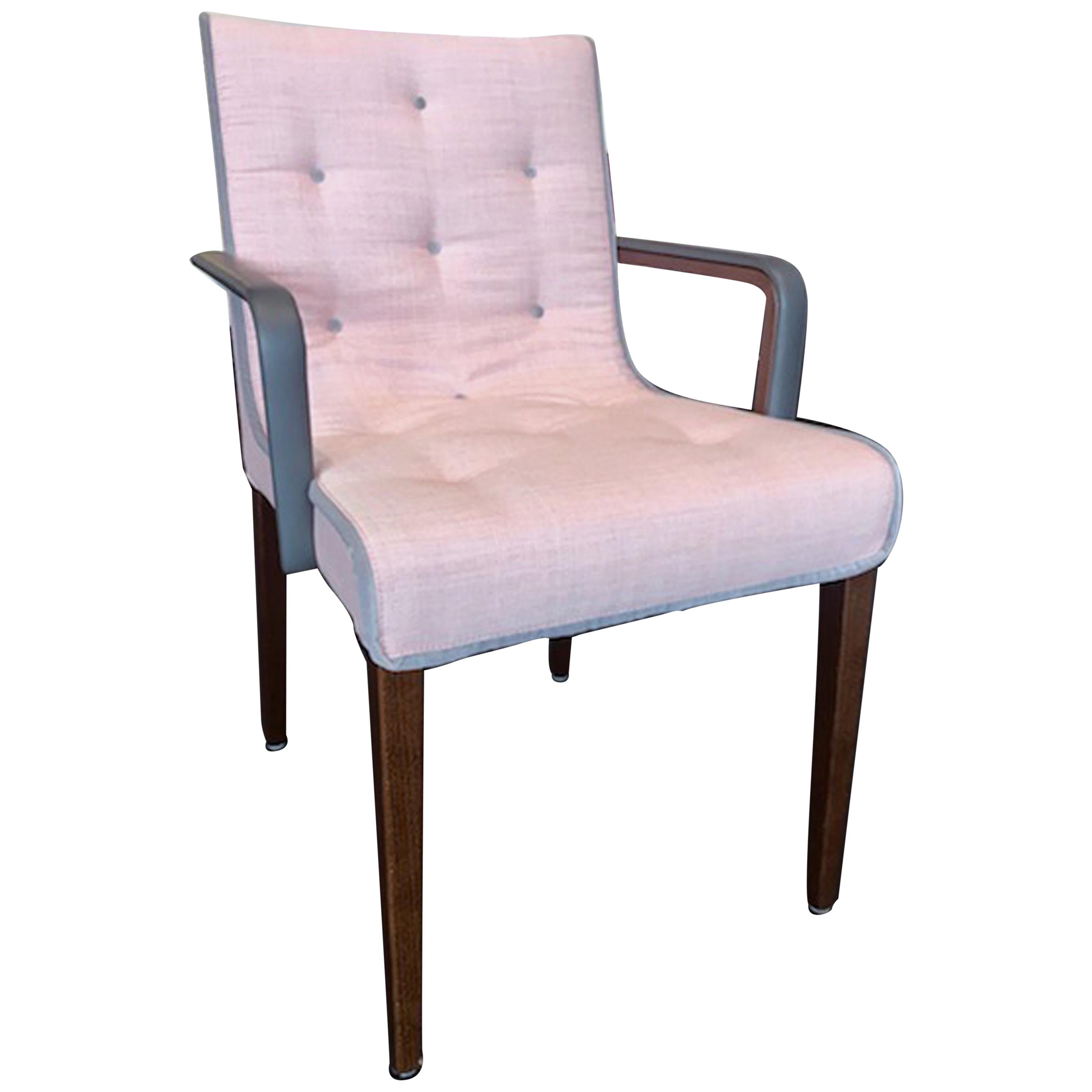 ONE Wittmann Pink Leslie Armchair in STOCK For Sale