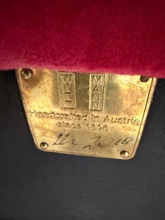 Wittmann Juego de dos sillones Merwyn de terciopelo rosa de Sebastian Herkner en STOCK