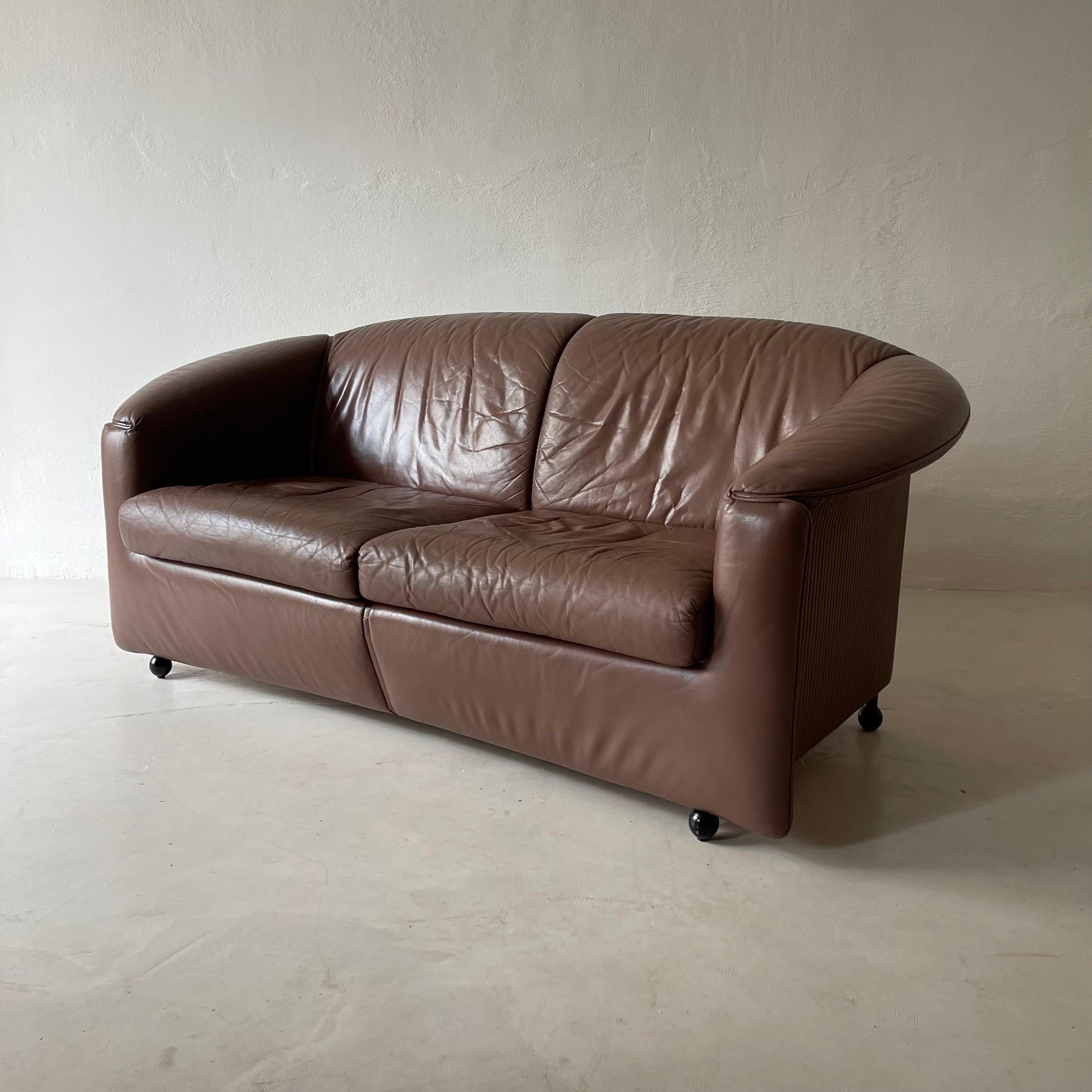 Mid-Century Modern Wittmann Sofa Armchair, Set of Two For Sale