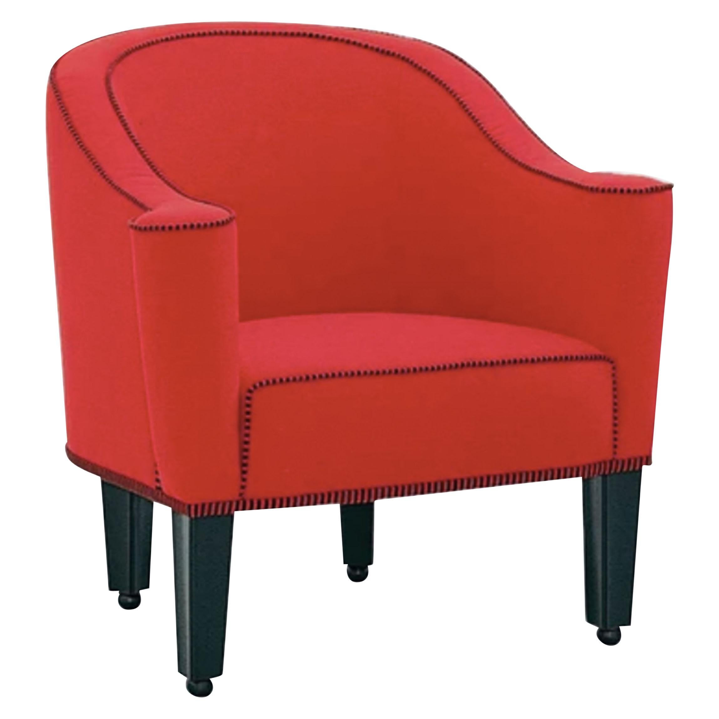 Customizable Wittmann Villa Gallia Lounge Chair Designed by Josef Hoffmann