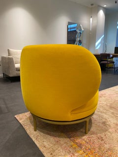 Wittmann Vuelta 80 Velvet Swivel Chair by Jaime Hayon in STOCK