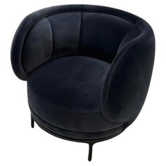 Wittmann Vuelta 80 Velvet Swivel Chair by Jaime Hayon in STOCK