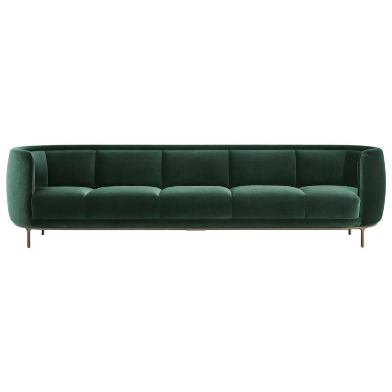 Anpassbares Wittmann Vuelta Samt-Sofa von Jaime Hayon im Angebot