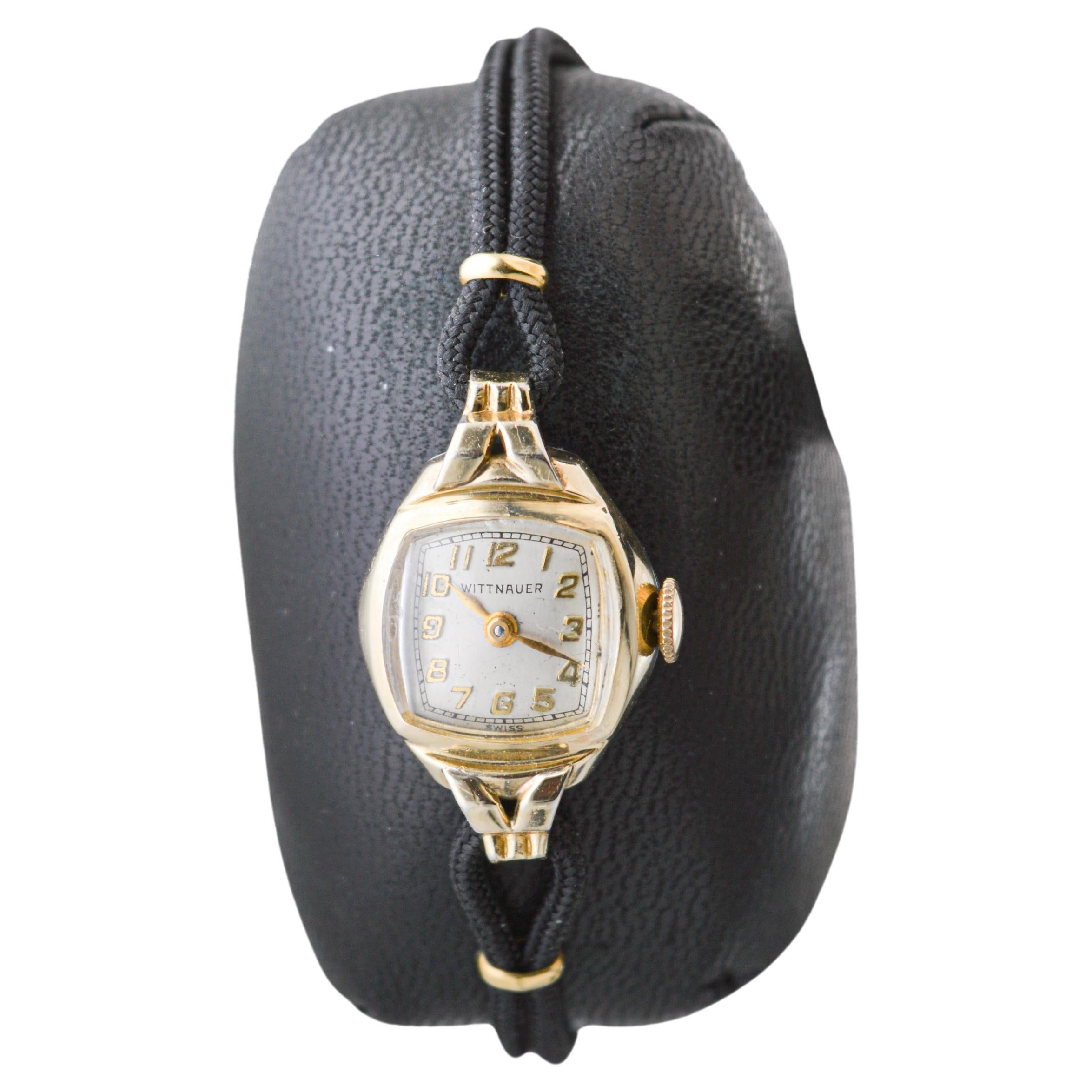 Orologio da donna Wittnauer Art Deco tutto originale del 1940 In condizioni ottime a Long Beach, CA
