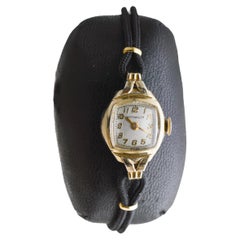 Orologio da donna Wittnauer Art Deco tutto originale del 1940