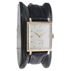 Reloj Wittnauer Art Decó Estilo Tanque  Reloj con esfera original de alrededor de 1940