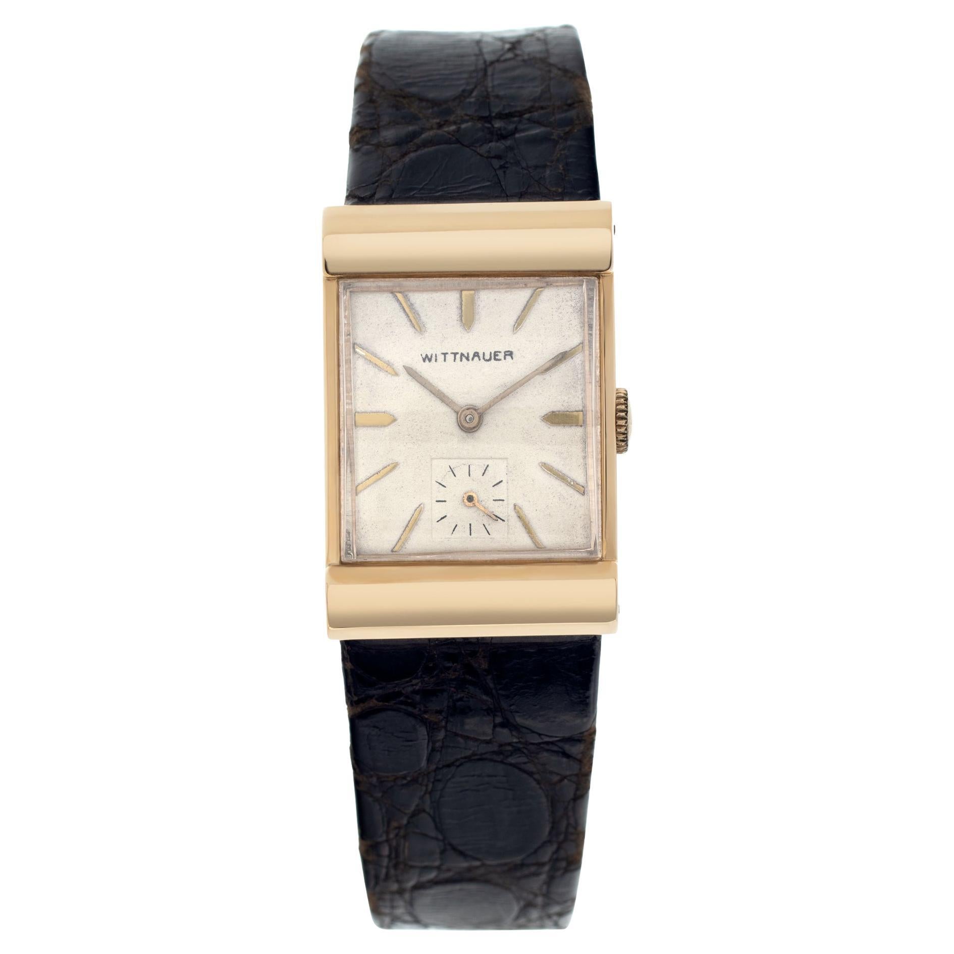 Lecoultre Classic 14k Yellow Gold Wristwatch For Sale at 1stDibs ...