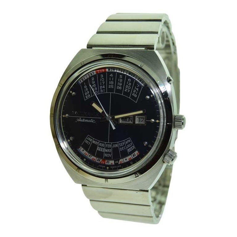 Wittnauer Steel Calendar Watch with Original Dial and Bracelet in New