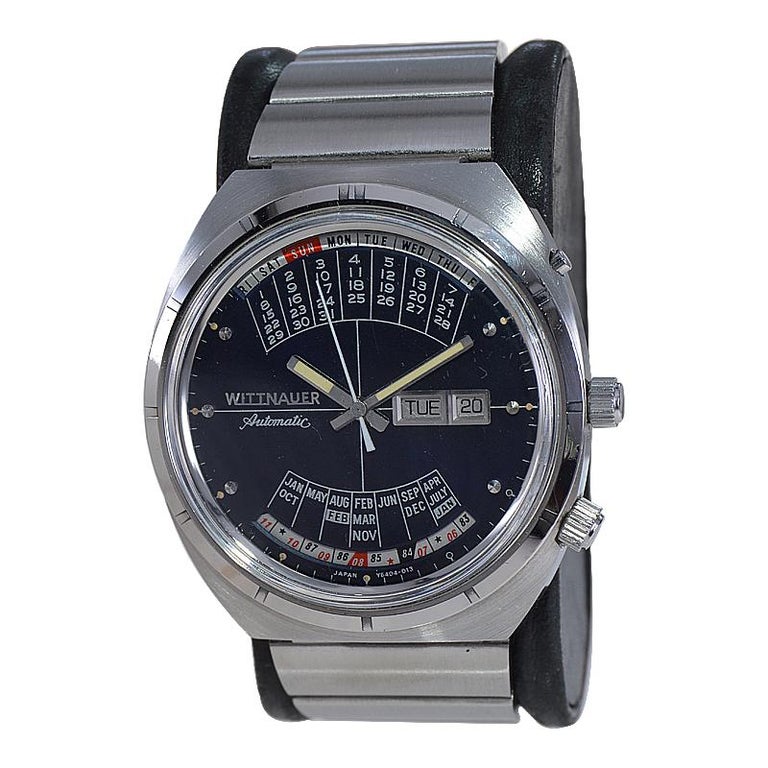 Wittnauer Steel Calendar Watch with Original Dial and Bracelet in New
