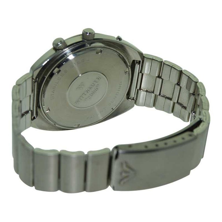 Wittnauer Steel Calendar Watch with Original Dial and Bracelet in New