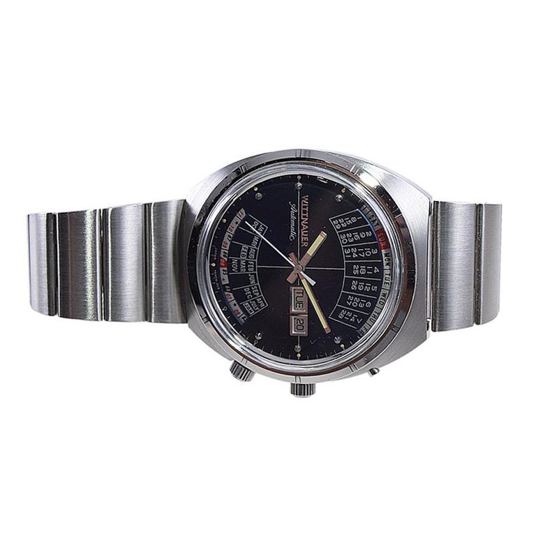 Wittnauer Steel Calendar Watch with Original Dial and Bracelet in New