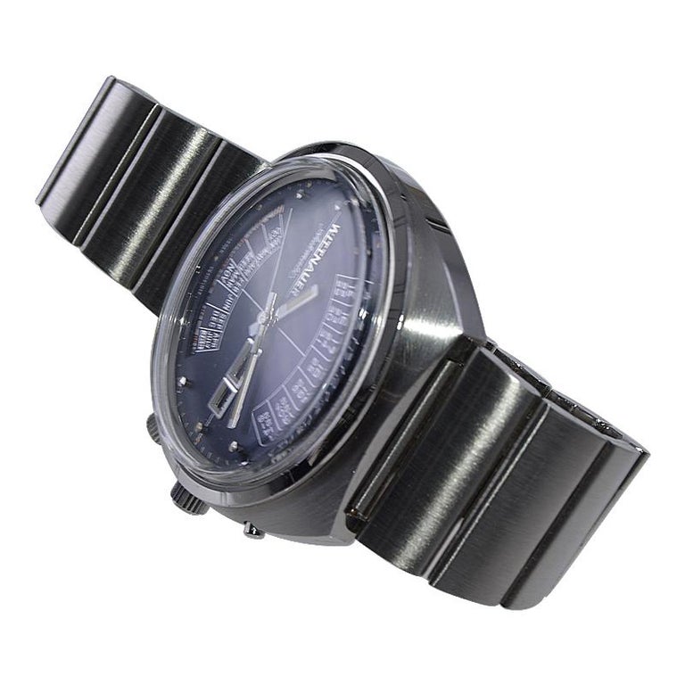 Wittnauer Steel Calendar Watch with Original Dial and Bracelet in New