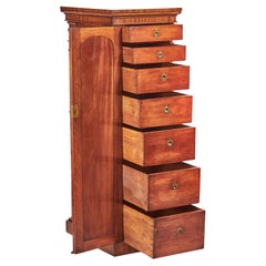 WIV Period 7 Drawer Fitted Tall Pedestal Cupboard