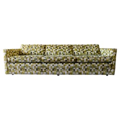 W&J Sloane Mid-Century Modern Sofa with Jack Lenor Larsen Velvet, ca. 1970