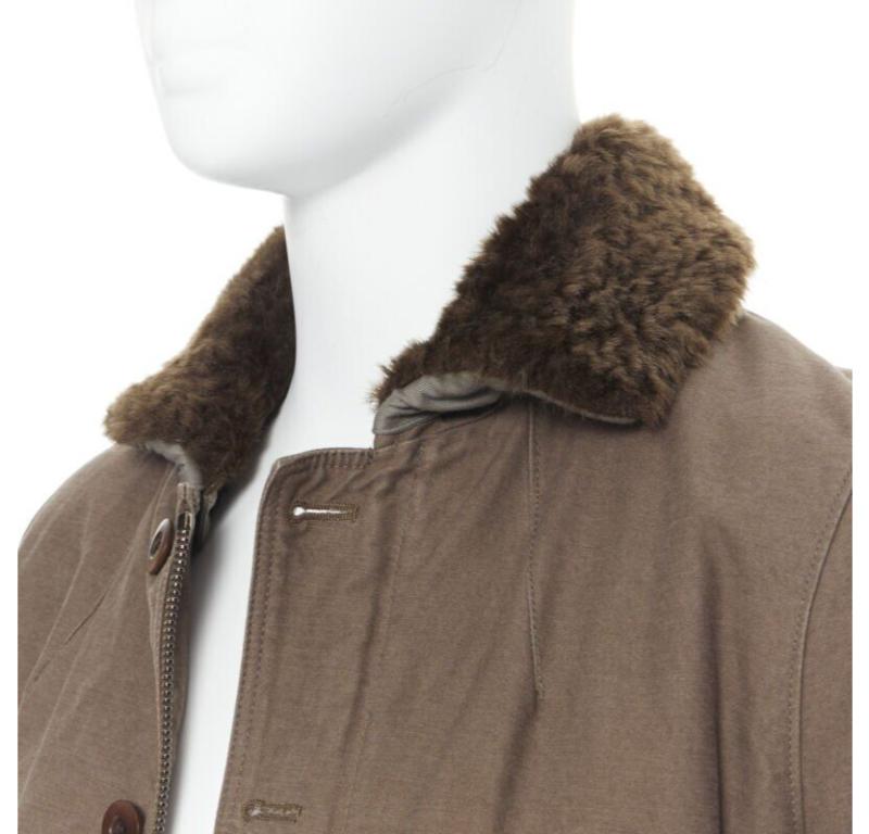 WJK giacca marrone in finto shearling con colletto spalmato in cotone lavato verde M
Riferimento: PRCN/A00037
Marchio: WJK
Materiale: Cotone
Colore: verde
Modello: Tinta unita
Chiusura: zip
Dettagli extra: Foderato in finto shearling. Collo e fodera