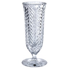 W.J.Rozendaal Hand-Cut Crystal Vase 'Odo', Kristalunie Maastricht 1928/58