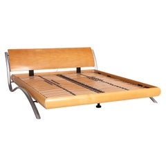 WK Wohnen 192 Letto Wooden Double Bed 90x200 Including Slatted Frame