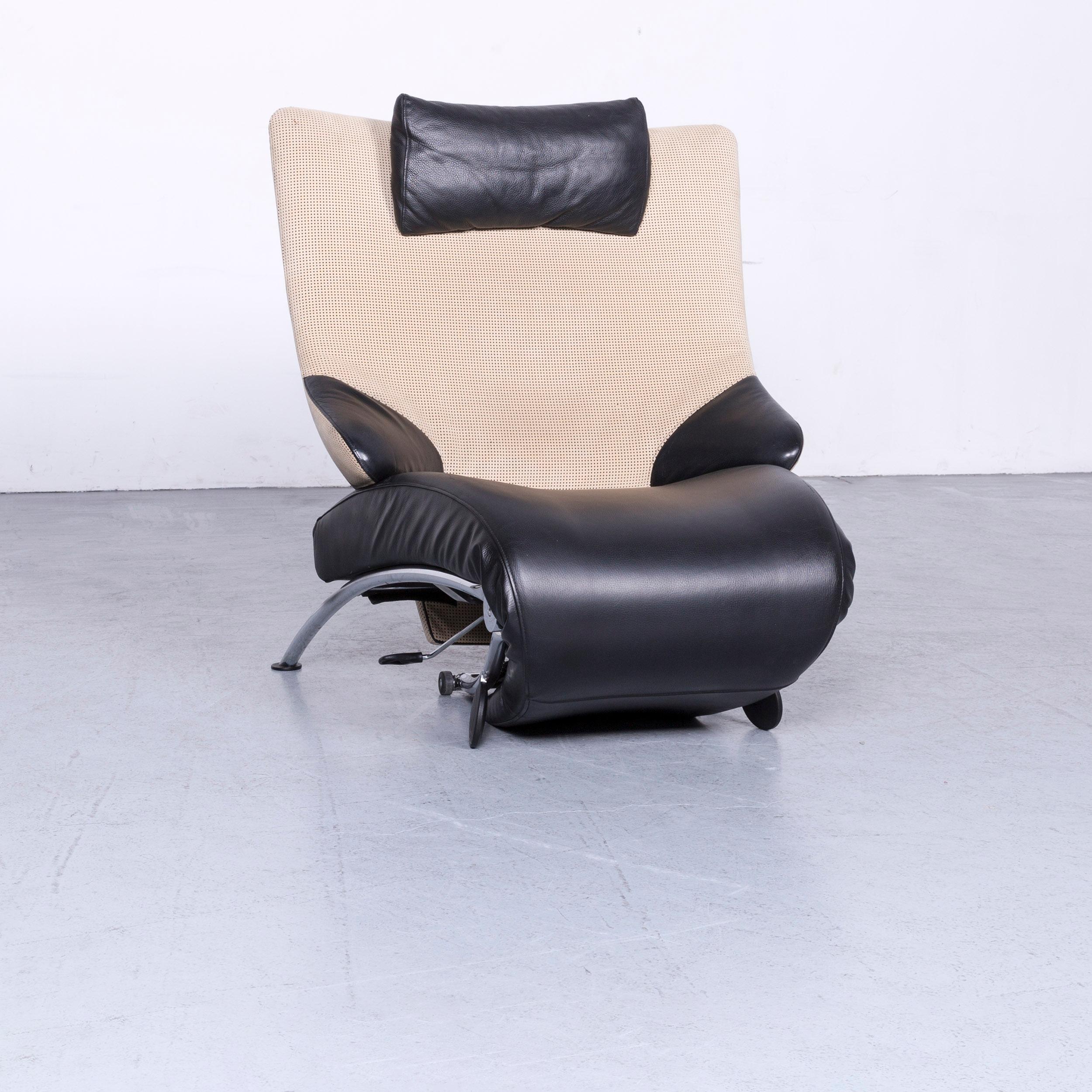 We bring to you an WK Wohnen solo 699 designer leather chair black one-seat.

















