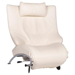 WK Wohnen Solo 699 Designer-Ledersessel in Beige