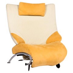 WK Wohnen Solo 699 Designer Stoff Sessel Gelb Sessel For Sale at 1stDibs