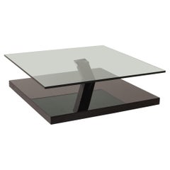 WK Wohnen WK 838 A4 Glass Table Black Coffee Table