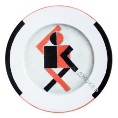 Porcelain Plate, Joker, Carreau No. 3, Villeroy & Boch