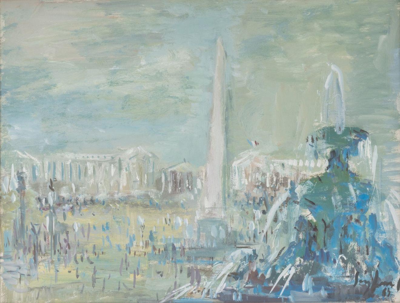 Place de la Concorde – Painting von Wladimir Siegfried