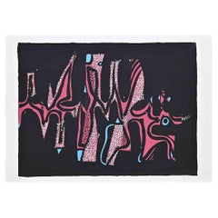 Abstract Composition - Screen Print by Wladimiro Tulli - 1970s