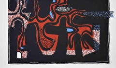 Abstract Composition - Screenprint by Wladimiro Tulli - 1970s